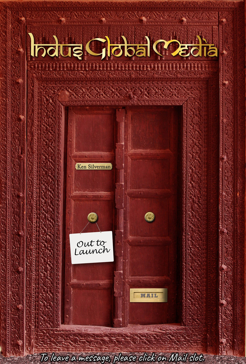 Indus Global Media, Out to Launch, Door. To leave a message, please click on Mail slot.